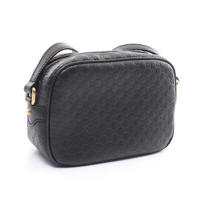 Gucci Micro Guchi Bamboo Shoulder Bag Ladies Black 7 Gucci Micro Guchi Bamboo Shoulder Bag Ladies Black 7