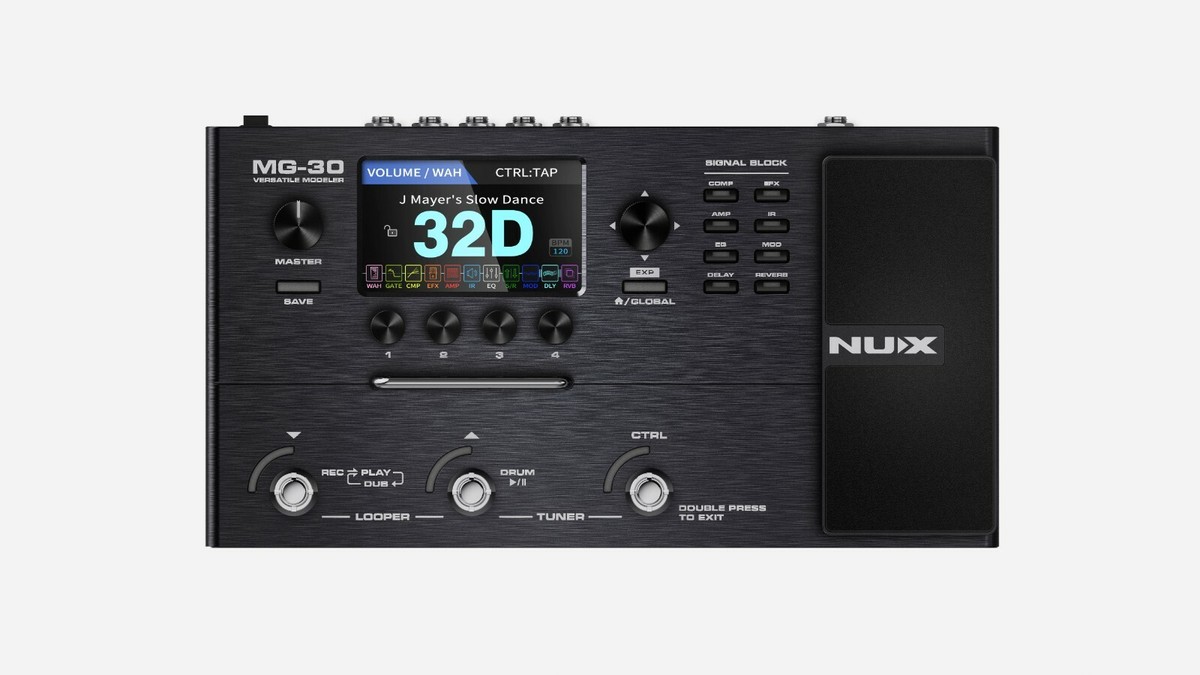 New NUX MG-30 Versatile Modeler Multi Effects Guitar New NUX MG-30 Versatile Modeler Multi Effects Guitar