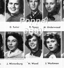 ROBERT REDFORD DON DRYSDALE NATALIE WOOD High School Yearbook Nr. MINT Condition