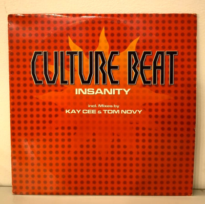 CULTURE BEAT - INSANITY - VINYL VG+/VG+ 2xLP SINGLE 33 E 45 RPM MIX