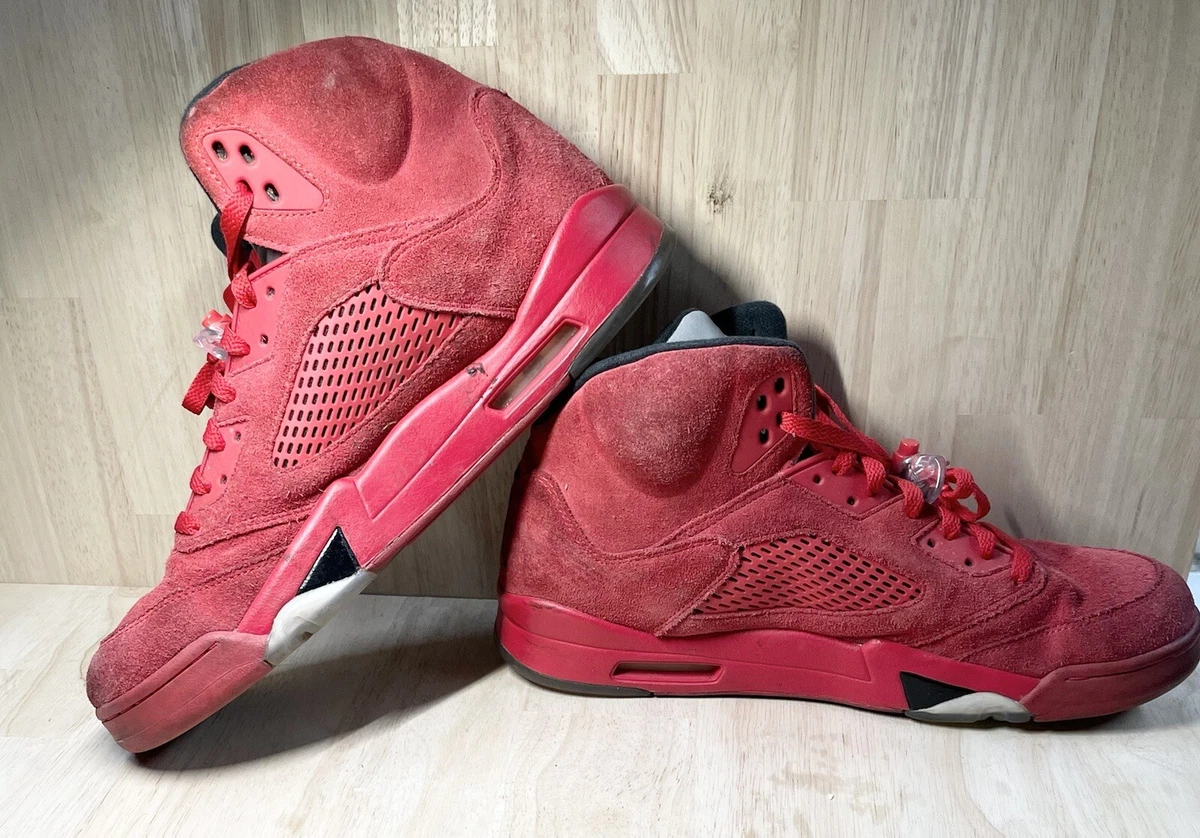 Red suede sales 5s