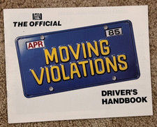 MOVING VIOLATIONS 1985 MOVIE PRESSBOOK JOHN MURRAY JENNIFER TILLY