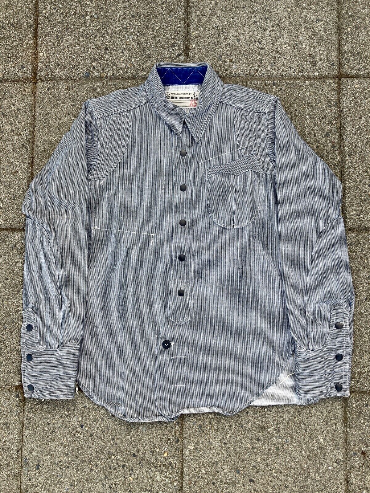 Mister Freedom x Sugar Cane 189-od Off Duty CPO Button Shirt MFSC Size XS  Japan