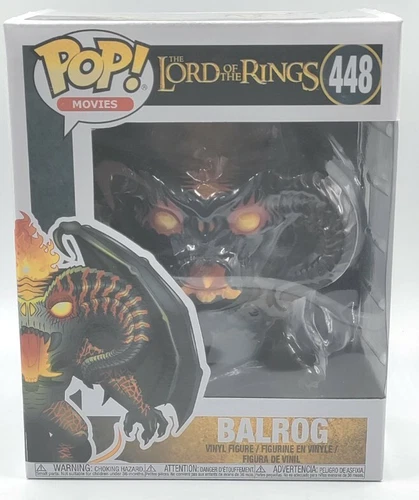 FUNKO POP MOVIES #448 The Lord of The Rings Balrog 6" Vinyl Figure NIB