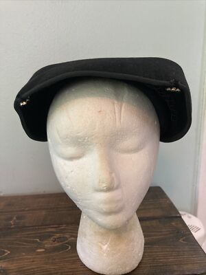 Vintage Lazarus wool bonnet style hat Lazarus Vintage Hat - Etsy main image 4