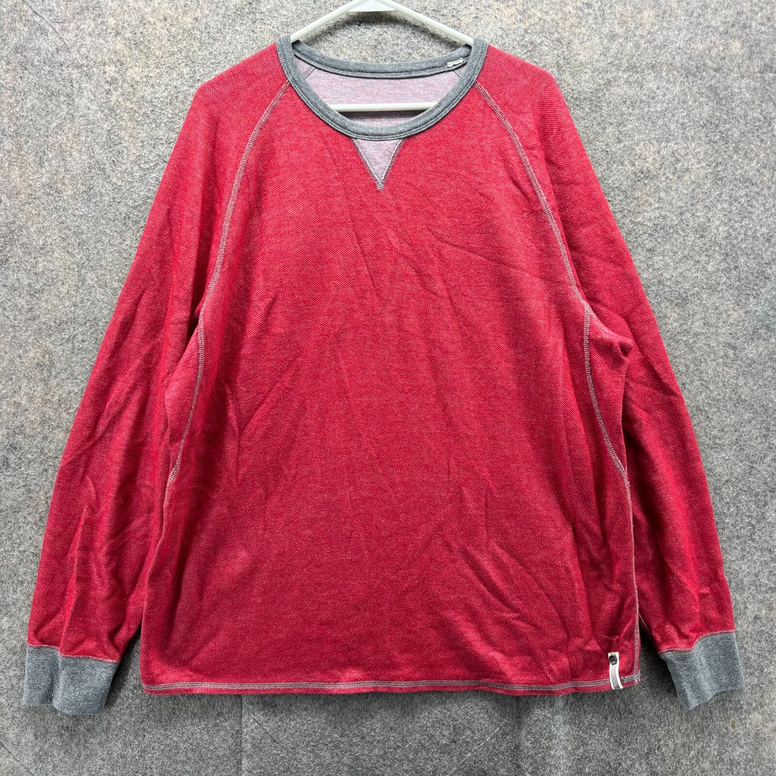 Vintage Tommy Bahama Sweater Mens Large Red Grey Adult Pullover