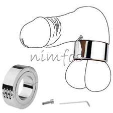 Scrotum Pendant Ball Stretcher Testis Weight Ring Restraint Stainless Steel