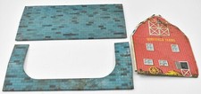 Rolling Sunnyfield Farms Vintage Tin Litho Playset Parts Ohio Art
