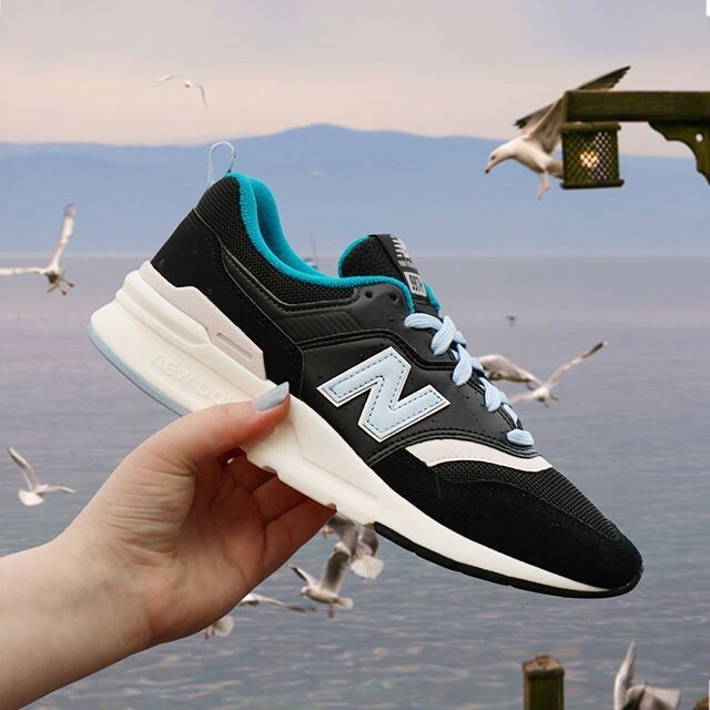 Size 8.5 - New Balance 997 Black Blue for sale online | eBay