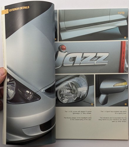 Original Honda Jazz 50 Page Glossy Promotional Brochure, 2008. - Picture 3 of 8