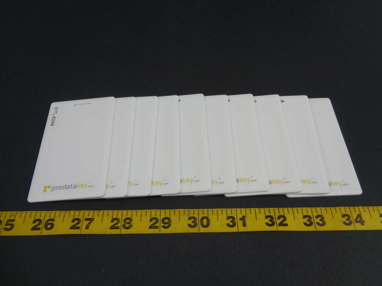 Lot of 10 New NOS ProdataKey Pro Data Key Proximity ID Cards 125 KHz RFID