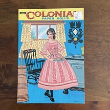 RARE VINTAGE COLONIAL LITTLE WOMEN PAPER DOLLS BOOK NEW UNCUT SAALFIELD