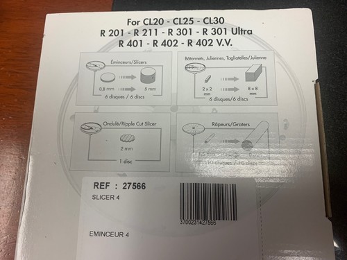 Disque De Découpe Robot Coupe 4mm - Référence 27566 - Compatible CL20, CL30, Bistro, CL40, R201, XL