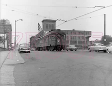 Chicago South Shore & South Bend (CSS&SB) Car 109 at South Bend in 1953 - 8x10