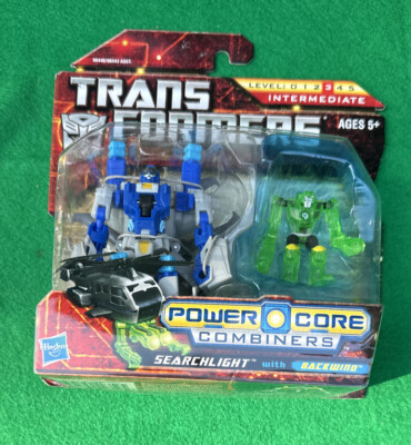 NEW Transformers power core combiners Searchlight with Backwind in