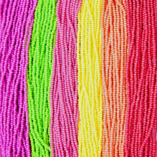 Czech 11/0 Preciosa Opaque Intensive Brights Bundle Rocaille Glass Seed Beads