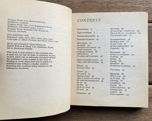 Vintage Penguin Paperback Phrase Book Bundle - German, French, Italian - Travel - Picture 9 of 23