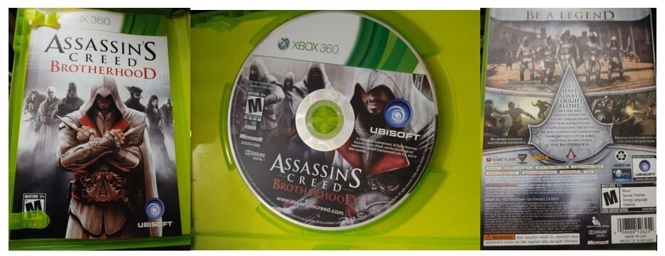 Xbox 360 Video Game Lot - 7 Games - Assassins Creed/Madden11/Grand Theft V/Adven - Image 4 of 4