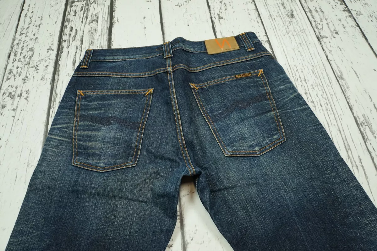 USED NUDIE JEANS DENIM NJ2273 ALF HARD WORN ORG. W34 L32 | eBay