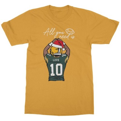 Love Inspired 10 Christmas Art - Green Bay Tribute Unisex T-Shirt