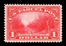 MOMEN: US STAMPS #Q12 PARCEL POST MINT OG H XF LOT #95273*