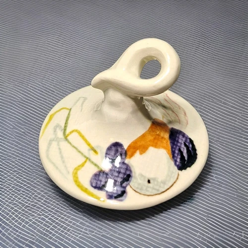 Red Wing Pottery Capistrano Sugar Bowl Lid Only Green MCM Replacement Vtg MCM