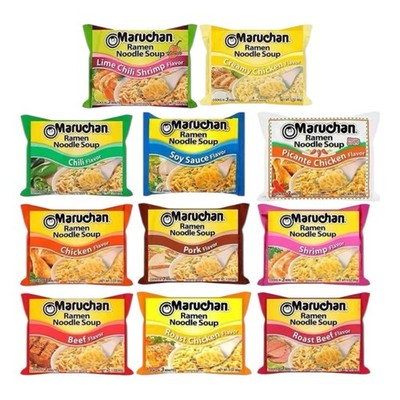 Maruchan Ramen Noodle Soup Variety Pack 11 Flavors 11 Count 3 oz Each