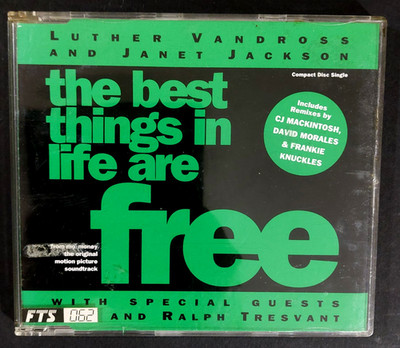 CD - Luther Vandross & Janet Jackson   The Best Things In Life Are Free