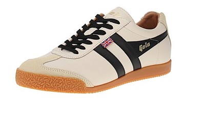 Gola Harrier Elite 2 Trainer - Herren Sneaker - Off-White-Black