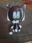 Vintage Collectible Minature art glass cat figurine.  — photo 1