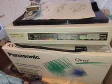 Panasonic KX-P2123 Dot Matrix 24-Pin Quiet Printer With Cable - TESTED.