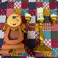 Beauty and the Beast Lumière Cogsworth Figures Set Display Only