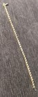 14K stamped tennis bracelet with white stones.  — photo 3