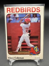Vince Coleman 1984 Riley's Louisville Redbirds Minor League Card #20 Cardinals