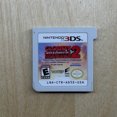 Nintendo 3DS Cloudy With A Chance Of Meatballs 2 Game Cartridge Only Tested