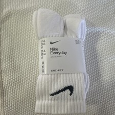       Nike 3Pk Everyday, Crew Socks, DRY-FIT, Youth 5/7, WoMan 6-10, Man 6-8, NEW