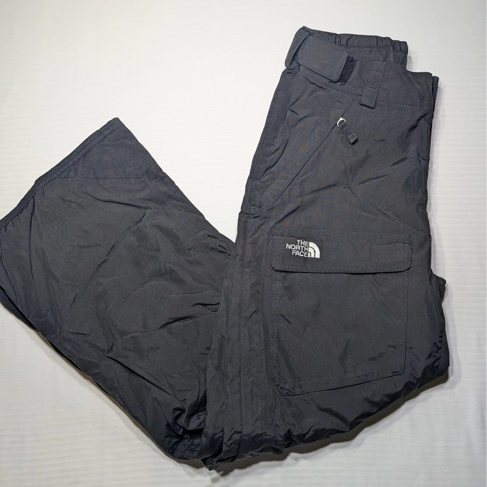 The North Face Women's HyVent Snow Pants S Black Insulated Cargo Ski Snowboard