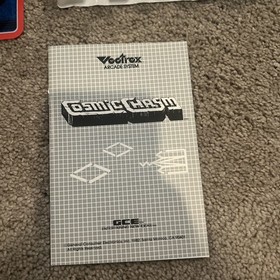 Cosmic Chasm (Vectrex, 1982) Complete Game W/ Overlay & Instructions