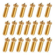 20 Stück Messingdüsen 3D Drucker Nozzles Set kompatibel mit Kobra Drucker