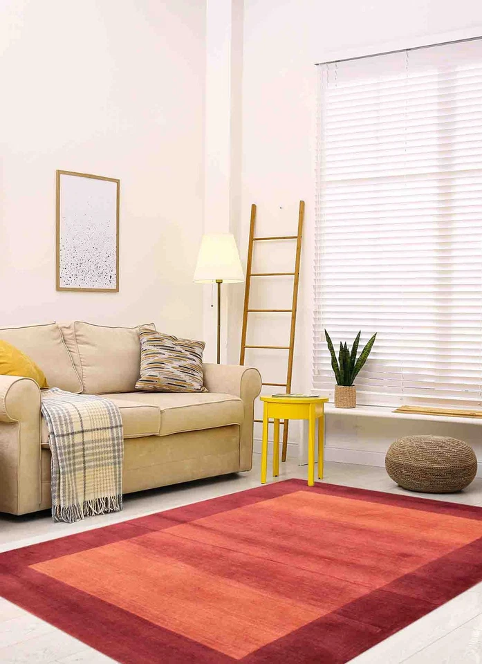 Alfombra oriental tradicional telar a mano alfombra de viscosa de 4'5" x 6'7" Foto 2 de 4