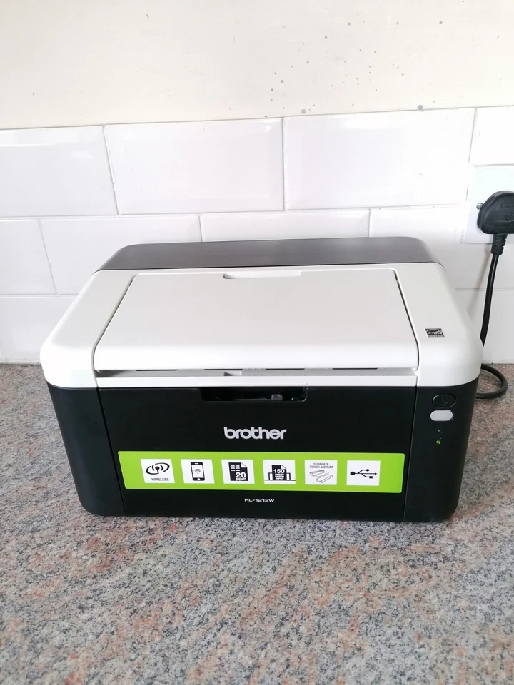 Brother HL-1212W Monochrome Wireless Laser Printer - Image 4 of 4