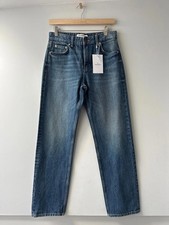 Women’s Pull & Bear Straight Fit Jeans With Wash Effect - W30/L32 - 1011
