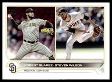2022 Topps Update Robert Suarez / Steven Wilson Rookie San Diego Padres #239