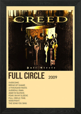 Creed Full Circle Album Cover Gerahmtes Wandbild Poster Leinwanddruck Bild