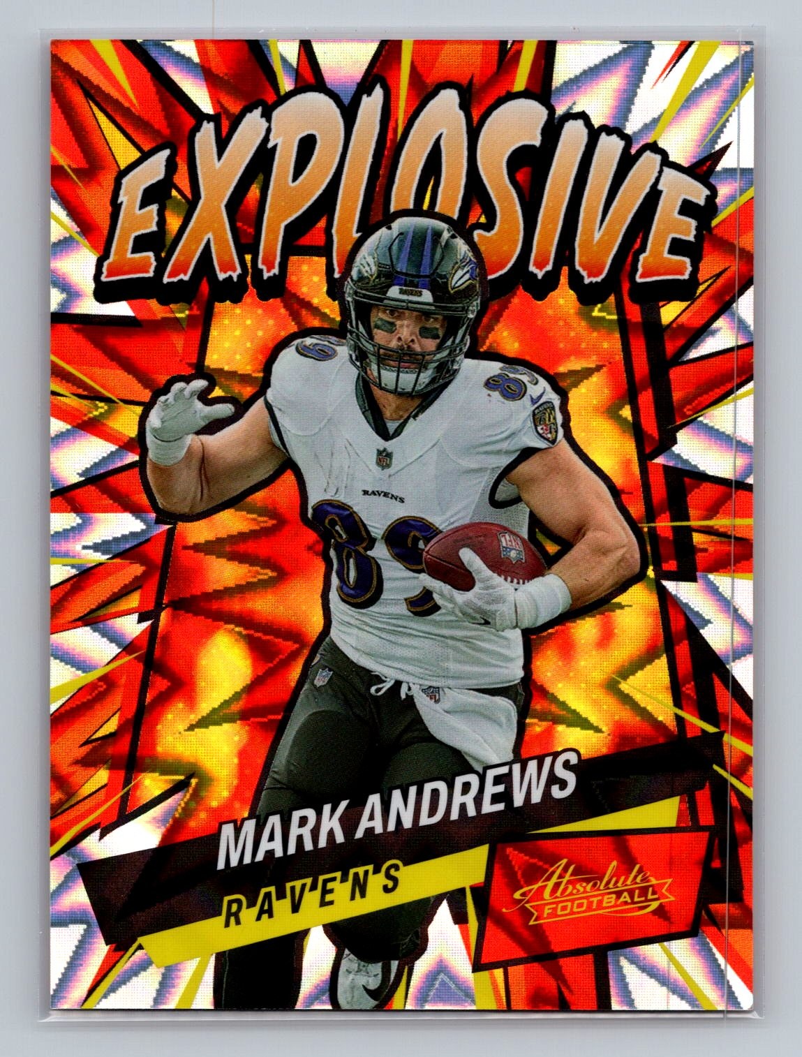 Mark Andrews 2022 Panini Absolute #E31 Explosive Ravens Case Hit SP