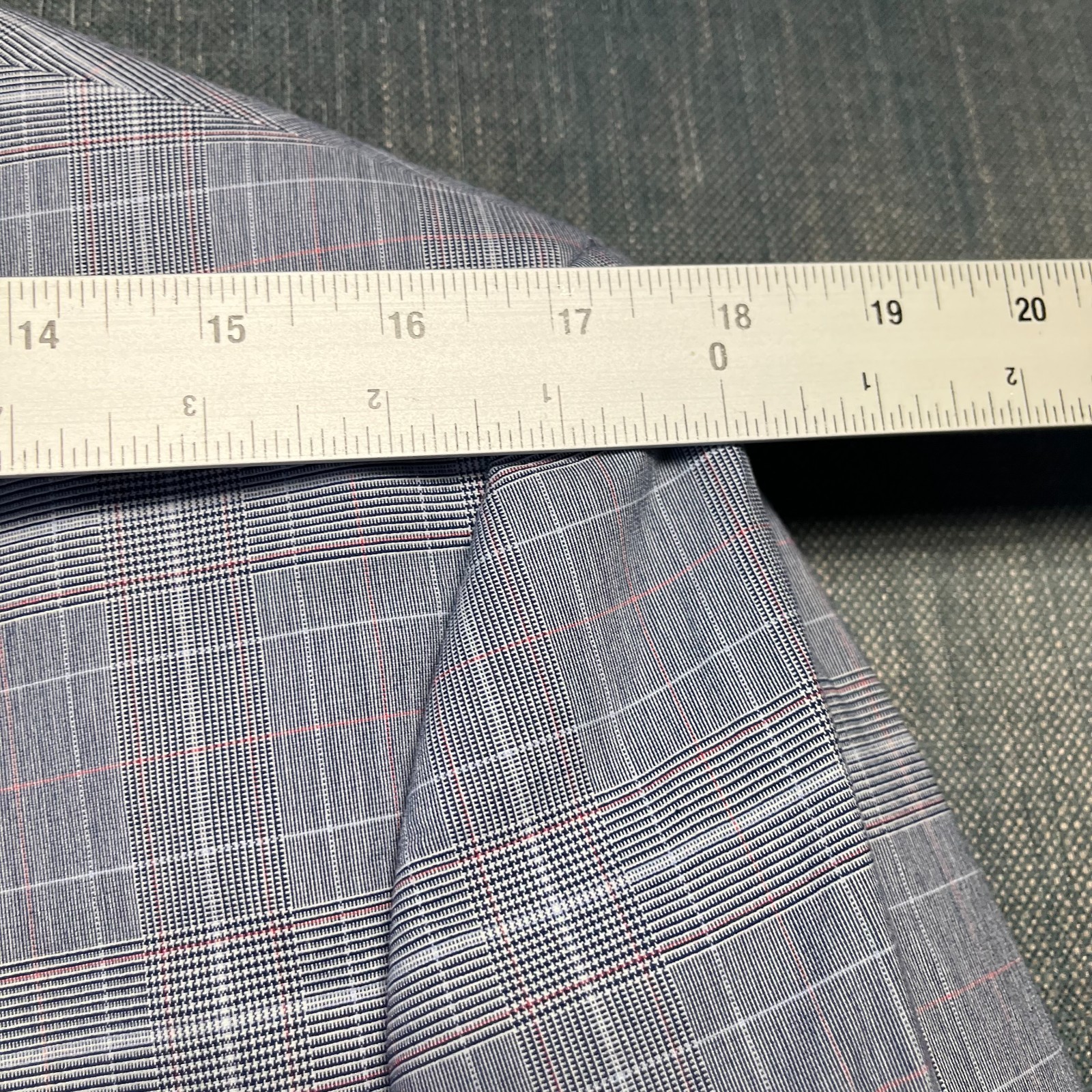 Tommy Hilfiger Men's Plaid Blazer Size 42S Gray Blue Red Stretch Sport Coat thumbnail 5