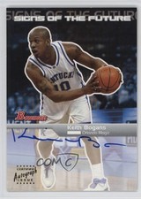 2003 Bowman Rookies & Stars Signs of the Future Keith Bogans #SFA-KB Auto 10v5