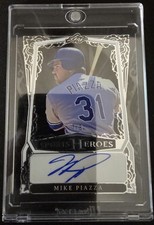 2025 Leaf Metal Sports Heroes Autograph 7/8 - Mike Piazza #BA-MP1