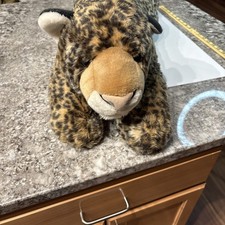Aurora World Lying Leopard Giant Stuffed Animal Plush 30-Inch