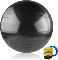Gymnastikball Mit Aufblasbarer FußPumpe, Anti Burst Pezziball, 65CM
